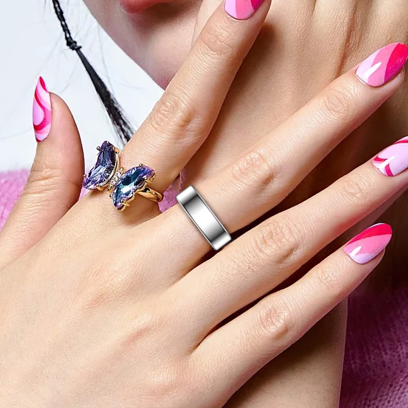 Modischer Smart Ring für Damen – Smart Ring Step Calorie Fitness Monitor Bewertung und Preis