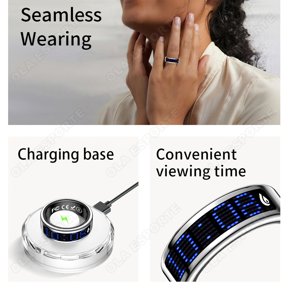 Neuer 2026 Anruf-ID-Erinnerung – Smart Ring Step Calorie Fitness Monitor Bewertung und Preis