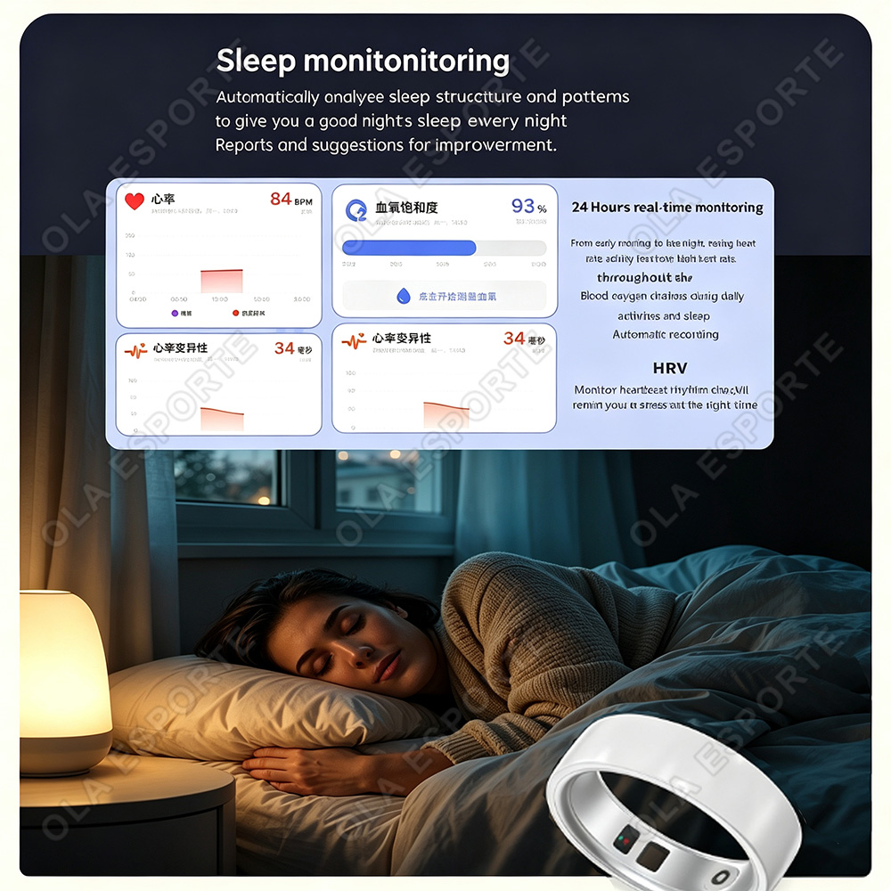 Keramik-Smart-Ring mit Herzfre – Smart Ring Health Tracker Heart Rate Sleep Bewertung und Preis