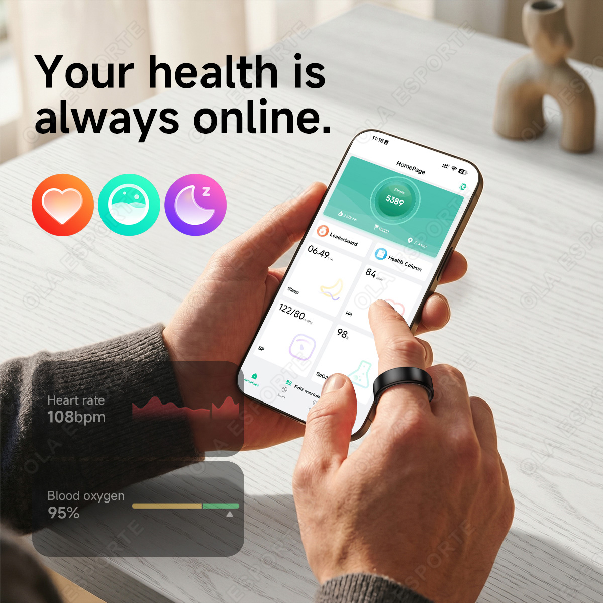 R10 Smart Ring mit Ladecase Me – Smart Ring Health Tracker Heart Rate Sleep Bewertung und Preis