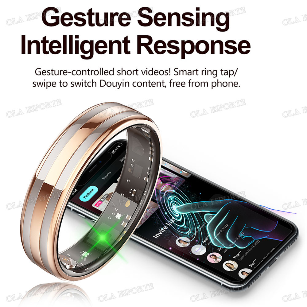 Gestenerkennung Smart Ring Ges – Smart Ring Health Tracker Heart Rate Sleep Bewertung und Preis