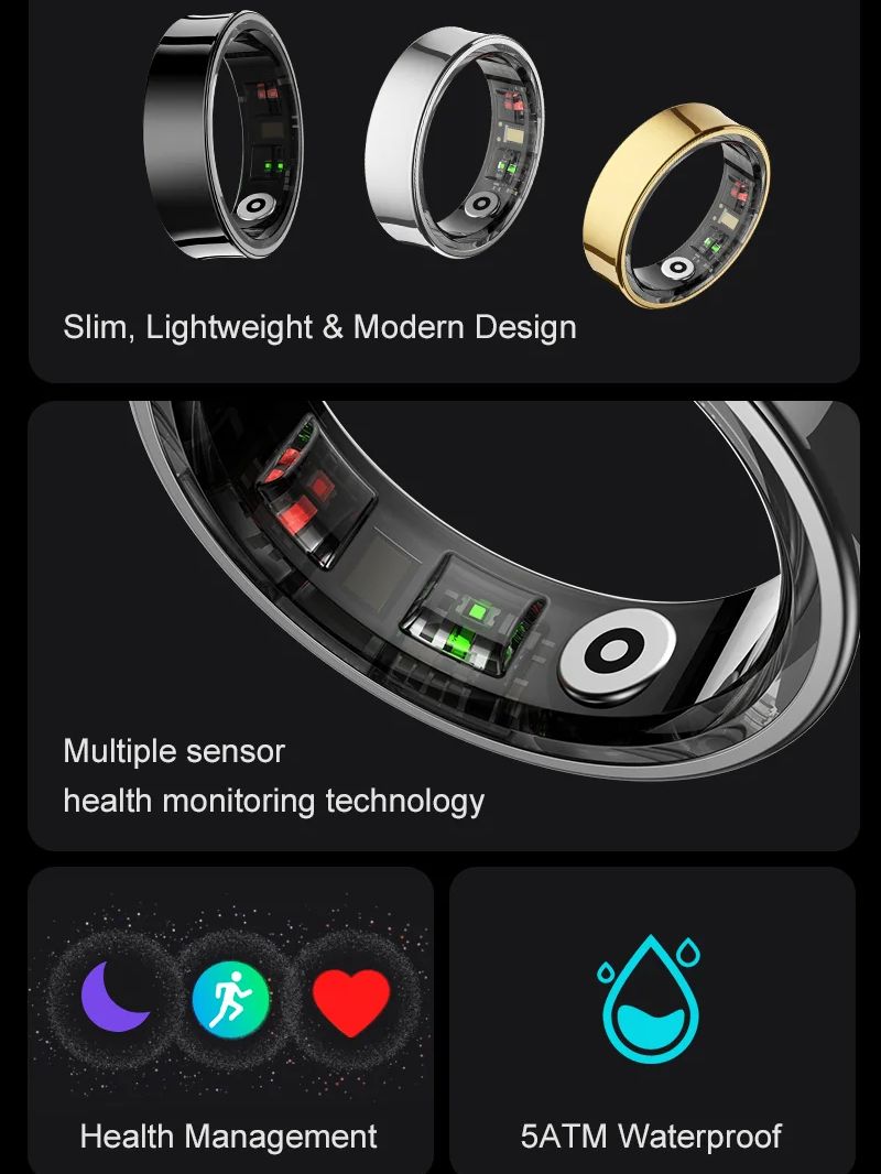 Neue Smart Ring R09 Gesundheit – Smart Ring Health Tracker Heart Rate Sleep Bewertung und Preis