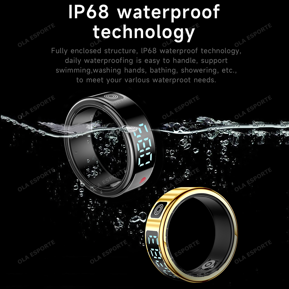 Intelligenter Ring mit Digital – Smart Ring Step Calorie Fitness Monitor Bewertung und Preis